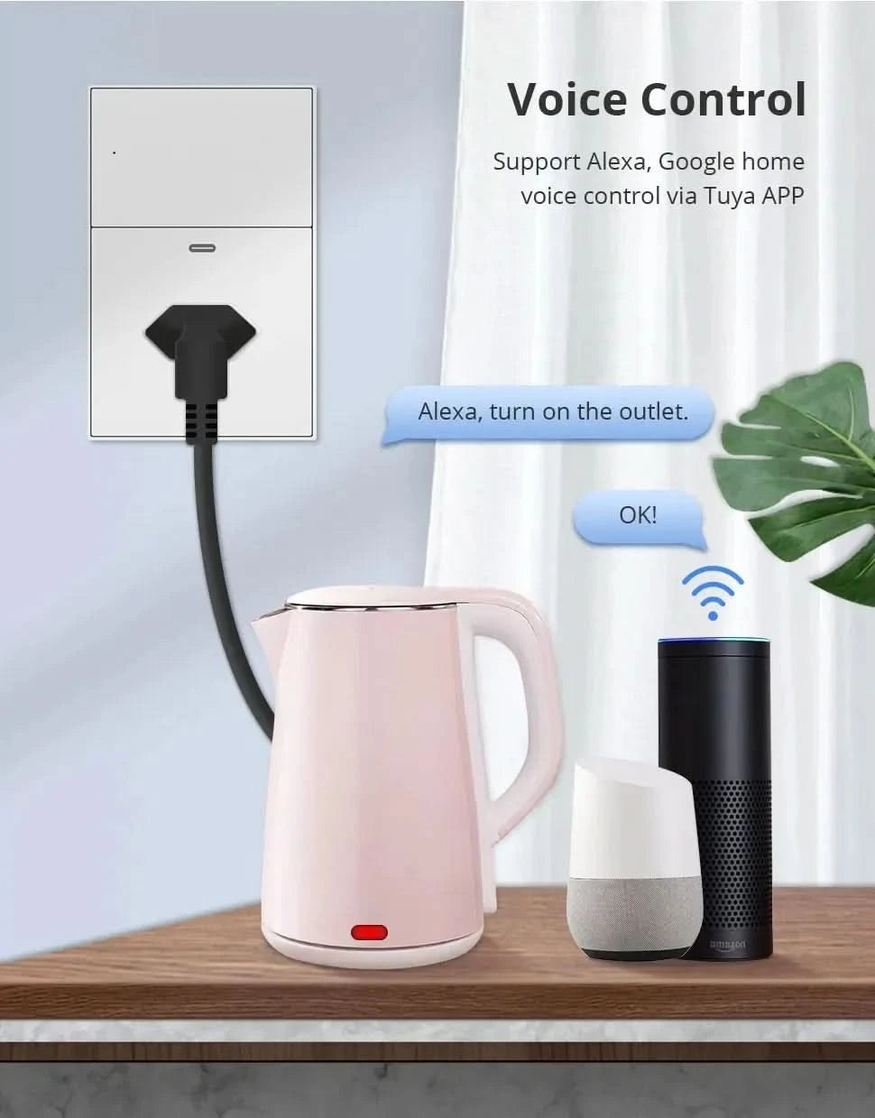Zemismart Matter Zigbee Hub Work with Tuya Homekit Smartthings Google Home Zigbee Brazil Socket Outlet Smart Wall Tomada 10A 20A