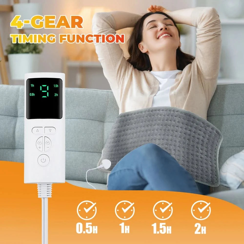 58*29cm Electric Heating Pad Physiotherapy Therapy Blanket Thermal Eliminate Fatigue Winter Warmer 110V 230V US/EU/UK Plug