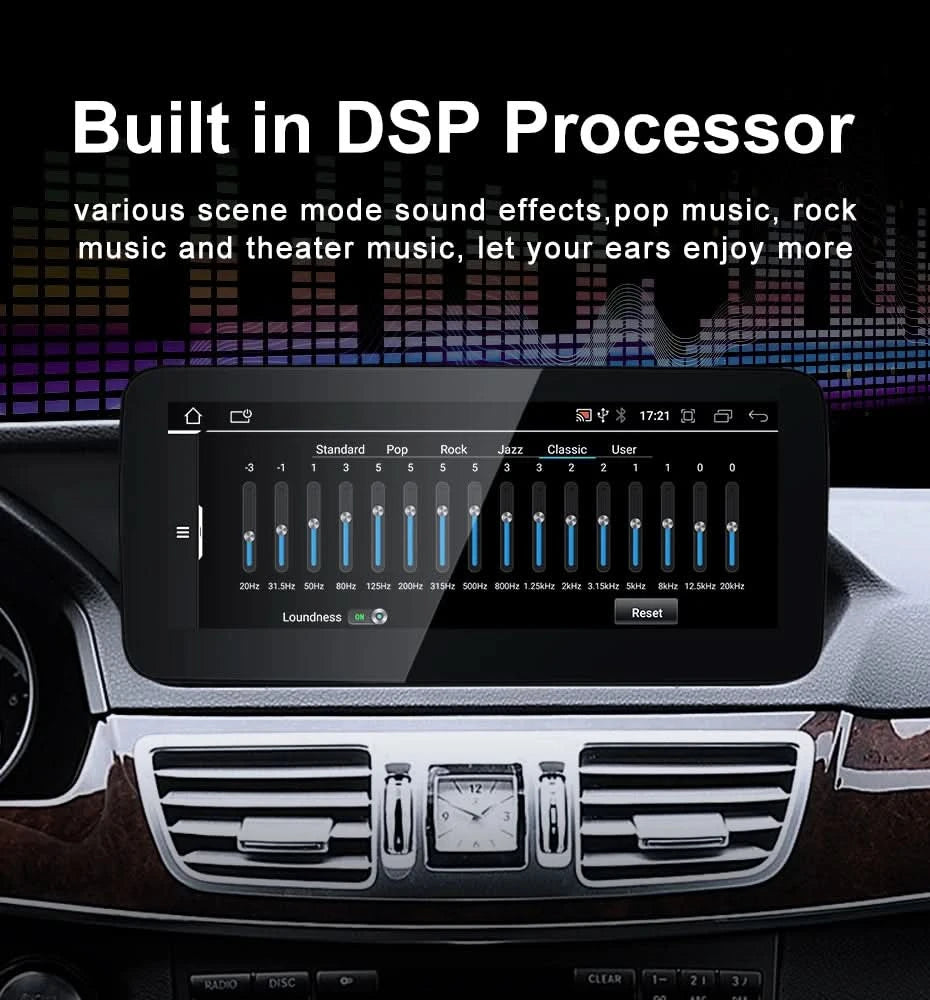 STWE New Car Multimedia Wireless Android AUTO CarPlay 10.25inch 12.3inch Screen For Mercedes Benz E Class W212 Car Video Players