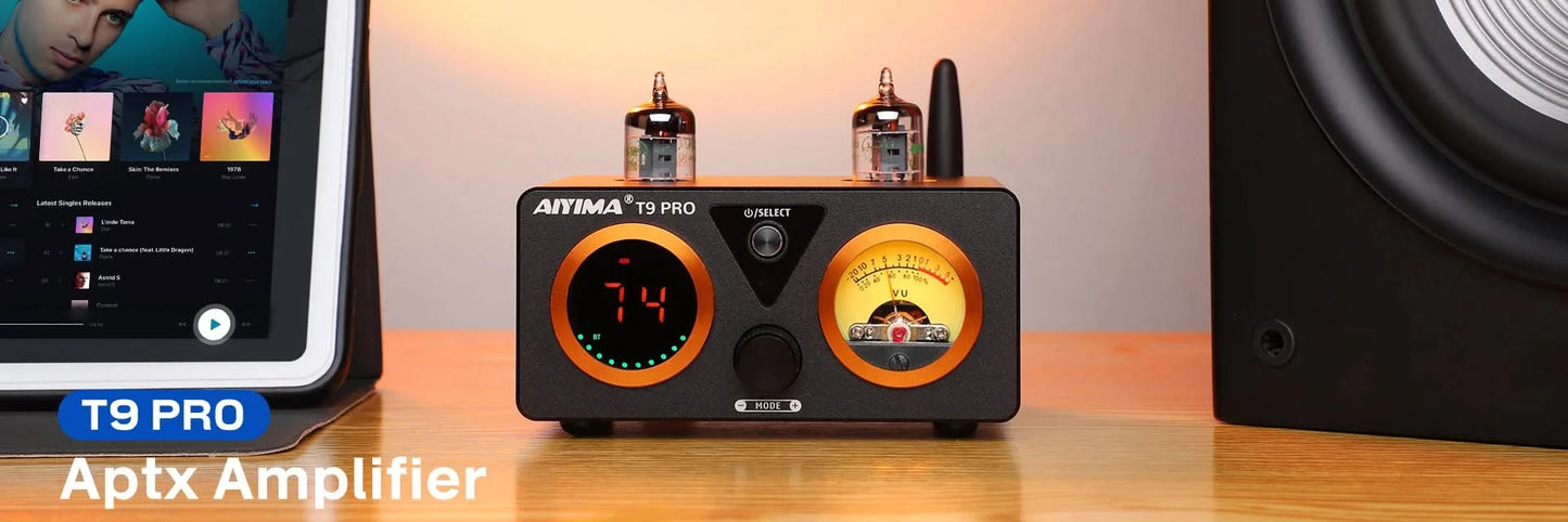AIYIMA Audio A07 MAX Stereo Amplifier 300W X2 TPA3255 Power Amp 2 Channel Bridgeable Mono 600W  Amplifier for Passive Speaker