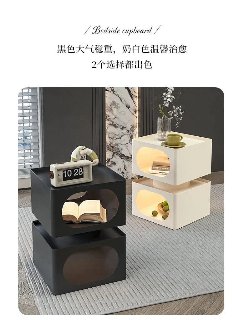 Bedroom Nightstands Side Bed Nordic Modern Corner Low Table Narrow Bedside Table Drawer Mesa De Noche Dormitorio Furniture