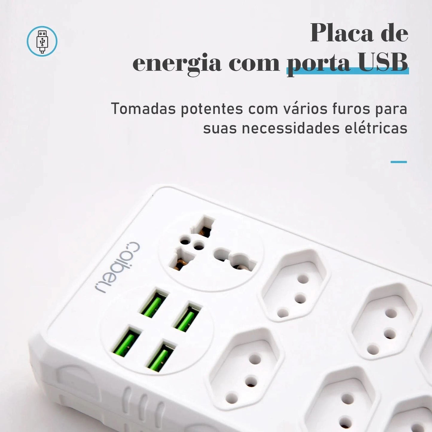 Extension Socket, Power Extension, USB Socket, Socket Line Filter, Regua Power Sockets, Electric Extension, 110-220V,10A
