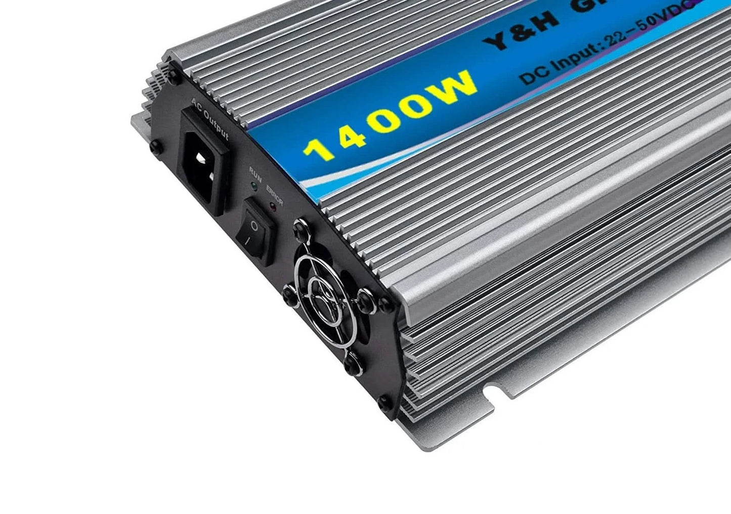 Y&H 1KW Inverter Plug And Play 1.4KW 1.3KW MPPT Solar Inverter Ongrid Tie 110V 220VAC Solar Micro Inverter Full Sine 24V/36V BAT