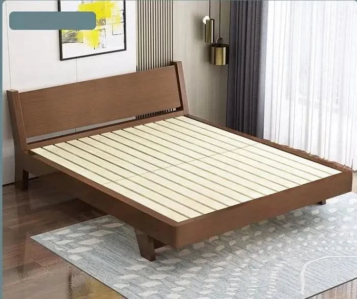 Modern Simple Small Family Master Bedroom Room Rental House Solid Wood Bed
