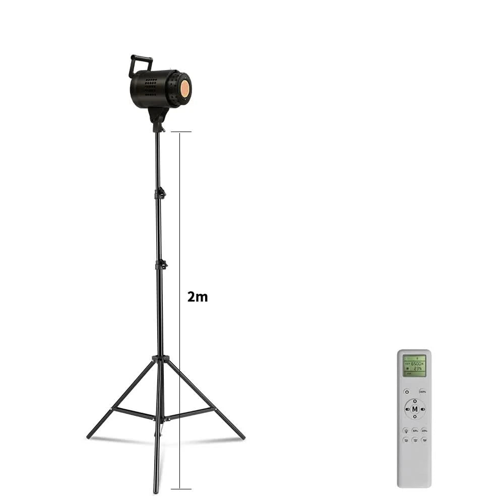 135W Fotografie-LED-COB-Videoleuchte, tageslichtbalancierte Sun Lamp für Porträt-, Blitz- und Studiozubehör, YouTube Live