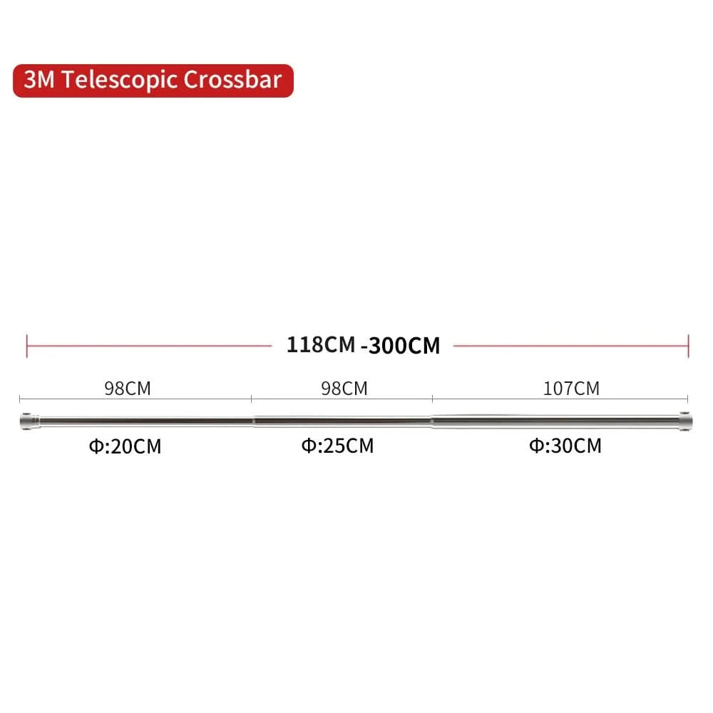 Cross Arm 2.49m Crane Lifting Frame Studio Photo Telescopic Boom Arm Top Light Stand With Sandbag for Speedlite
