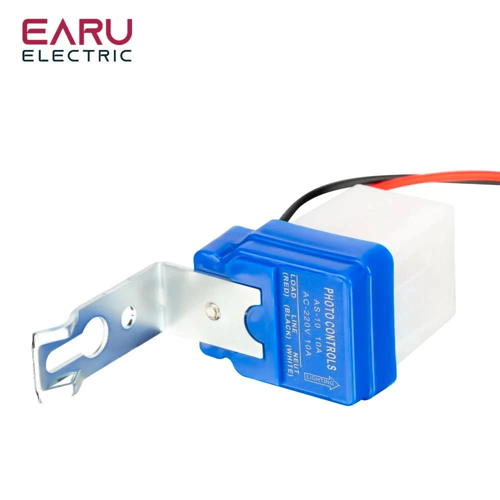 Automatic On Off Photocell Street Lamp Light Switch Controller DC 24V AC 110V 220V 50-60Hz 10A Photo Control Sensor Switch