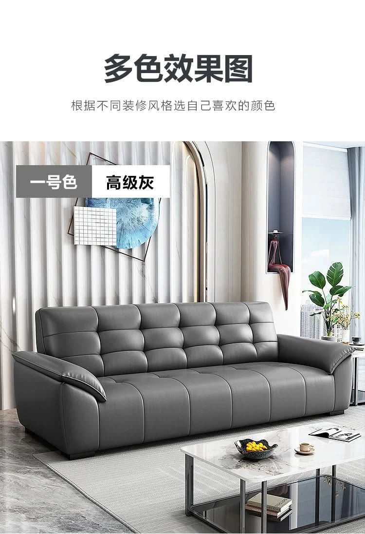 Office Sofa Simple Leisure Lounge Area Reception And Discussion Small Rental Room Three-person Coffee Table Combination